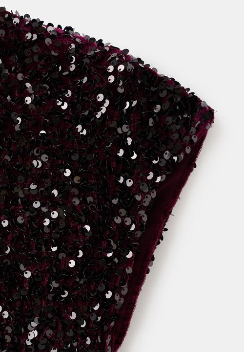MANGO - Dress xwill - dark red