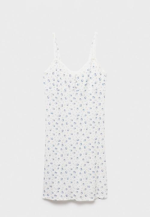 MANGO - Nightgown ario- white