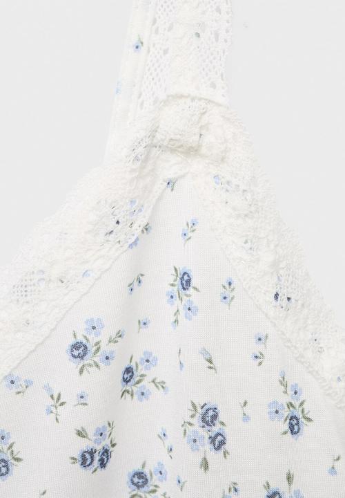 MANGO - Nightgown ario- white