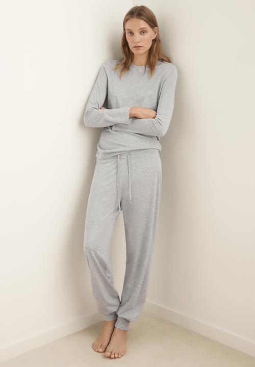 MANGO - Pyjama trouser ramram- grey