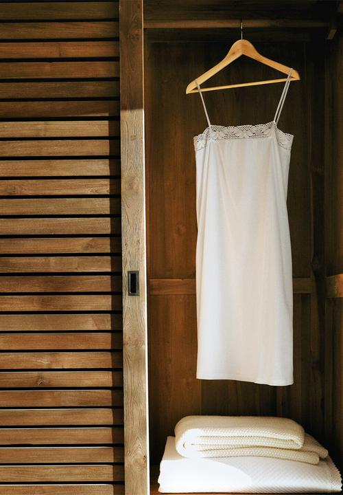 MANGO - Nightgown mirna- white