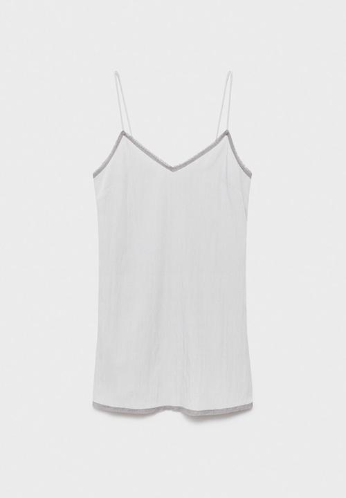 MANGO - Nightgown paraiso- grey