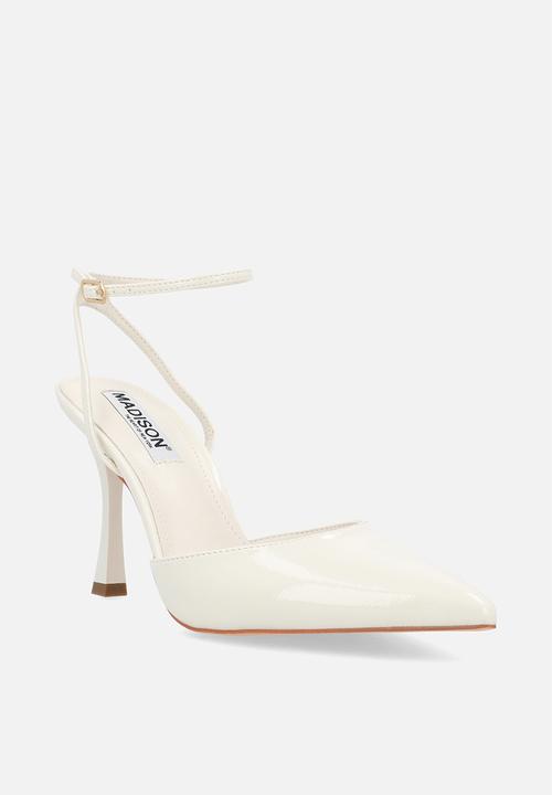 Madison® - Natalia closed toe ankle strap - off white