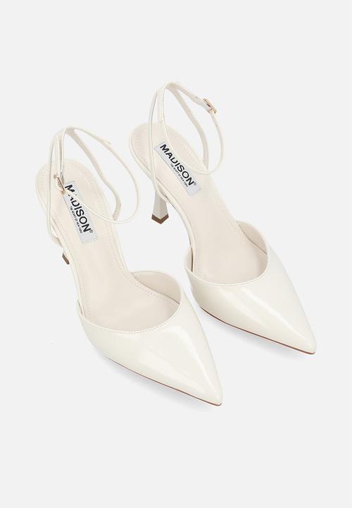 Madison® - Natalia closed toe ankle strap - off white