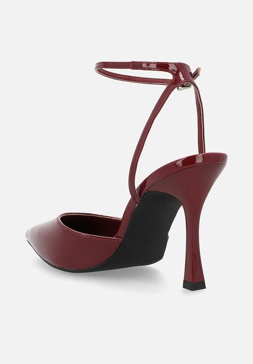 Madison® - Natalia closed toe ankle strap - wine