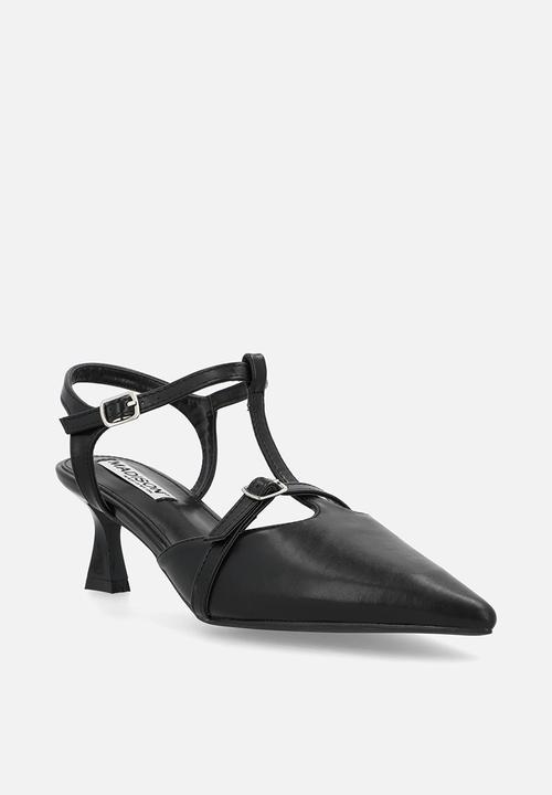 Madison® - Nadia closed toe ankle strap - black