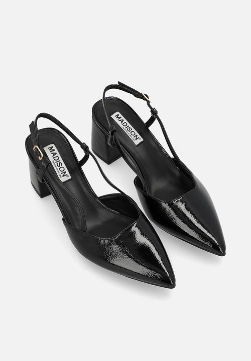 Madison® - Nanny closed toe slingback - black