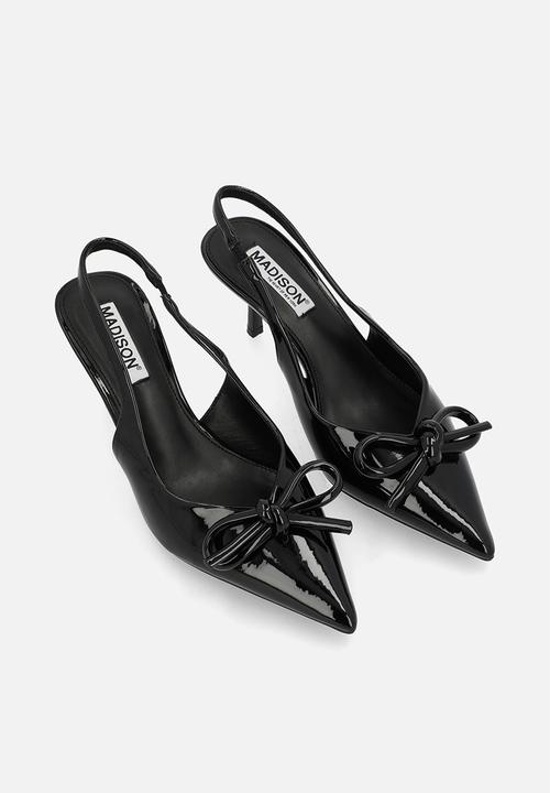 Madison® - Natasha closed toe slingback - black