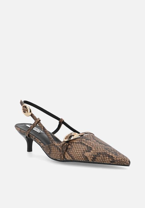 Madison® - Nadine closed toe slingback - snakeskin