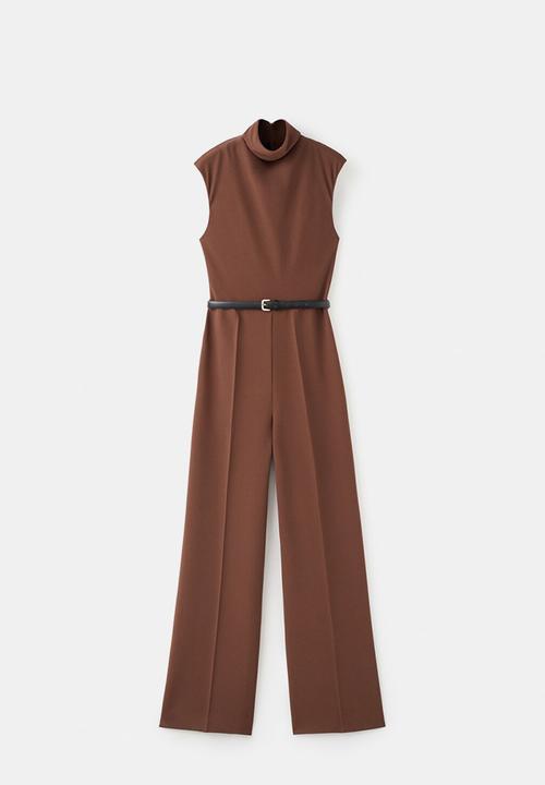 MANGO - Jumpsuit gabriela - rust/copper
