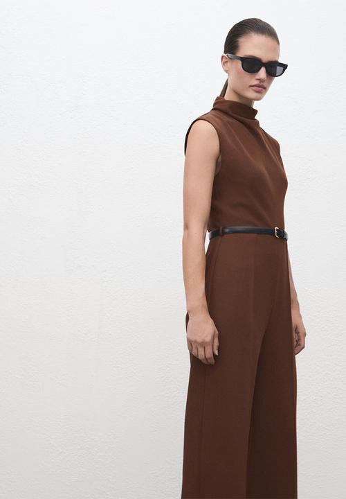 MANGO - Jumpsuit gabriela - rust/copper