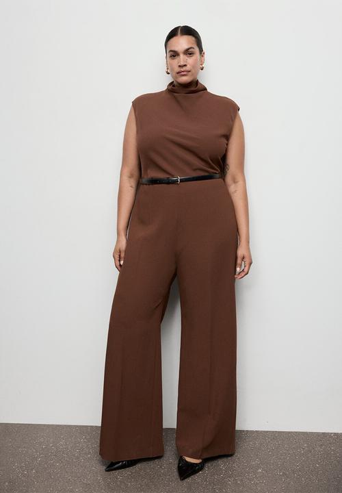 MANGO - Jumpsuit gabriela - rust/copper