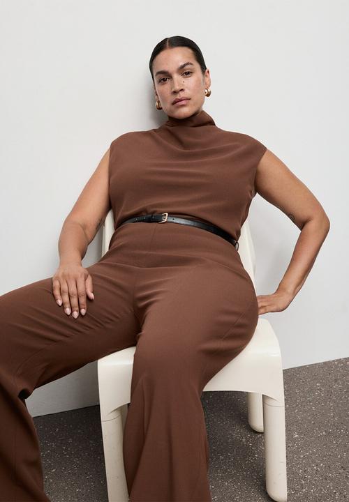 MANGO - Jumpsuit gabriela - rust/copper