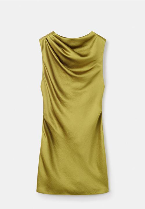 MANGO - Dress ilium - bright yellow