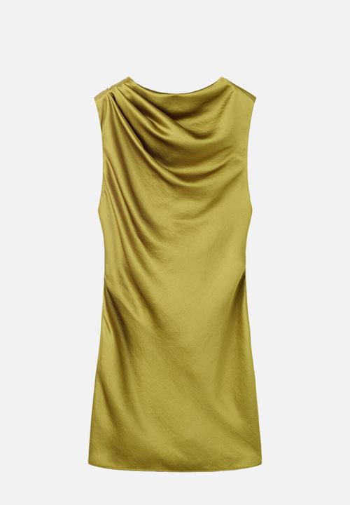 MANGO - Dress ilium - bright yellow