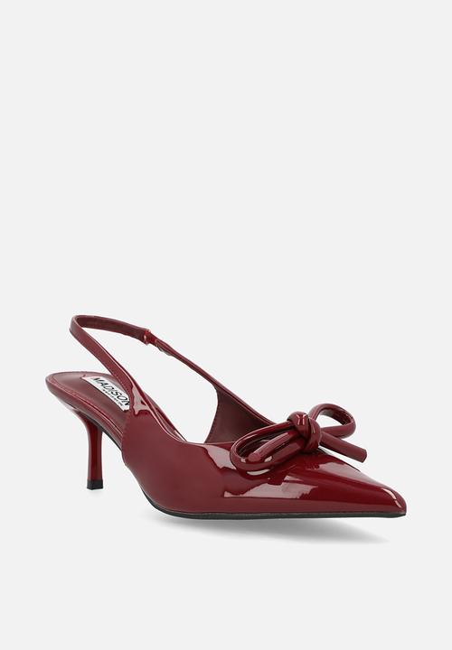 Madison® - Natasha closed toe slingback - wine