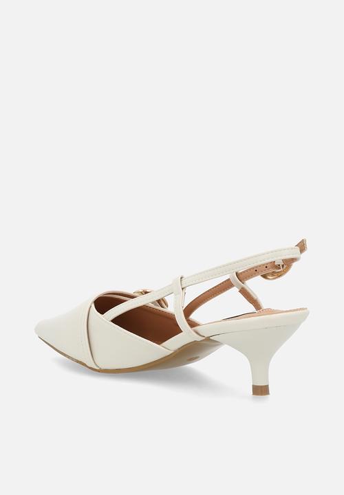 Madison® - Nadine closed toe slingback - off white