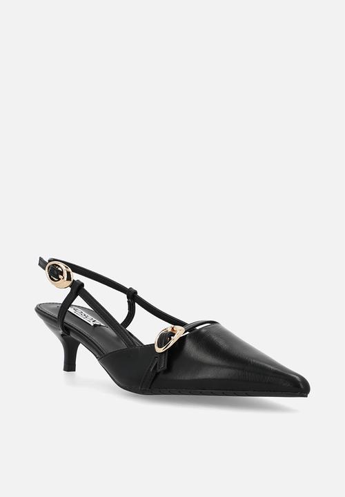Madison® - Nadine closed toe slingback - black