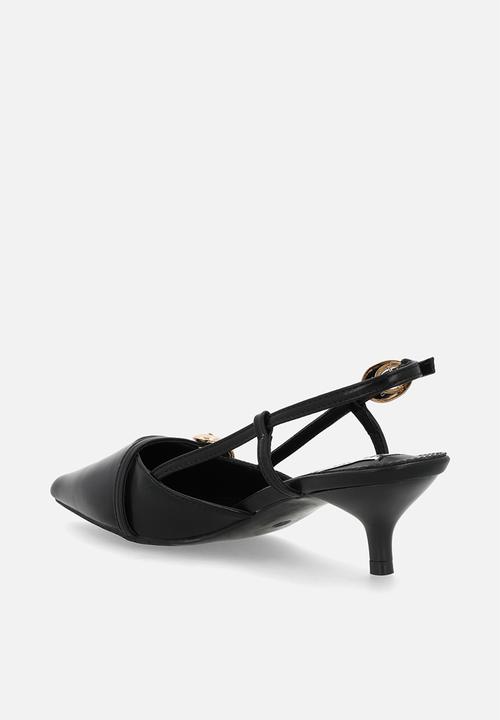 Madison® - Nadine closed toe slingback - black