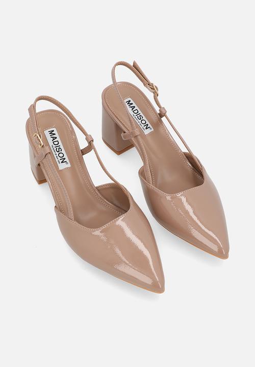Madison® - Nanny closed toe slingback - nude