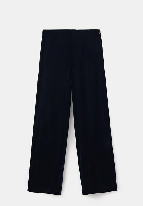 MANGO - Trousers combi - navy