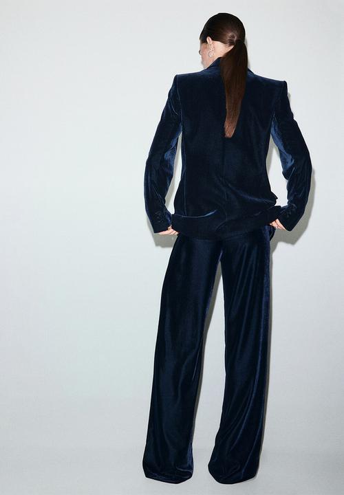 MANGO - Trousers combi - navy