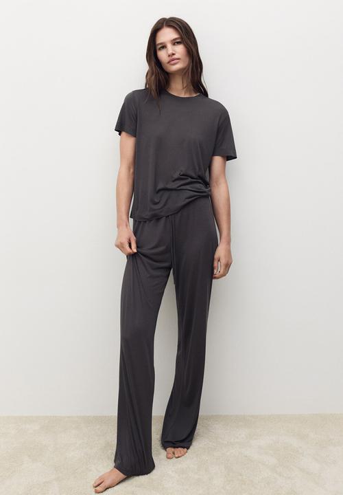 MANGO - Pyjama t-shirt kas- grey