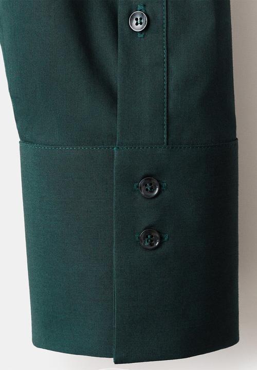 MANGO - Shirt keta - green