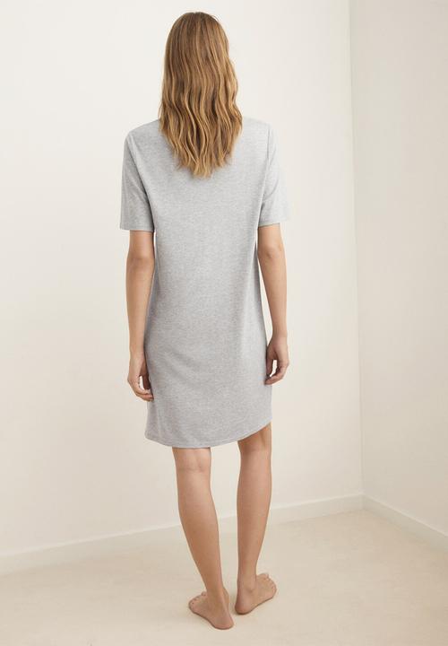 MANGO - Nightgown ramram- grey