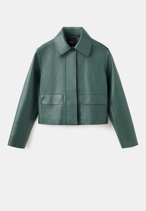 MANGO - Jacket sabina - green
