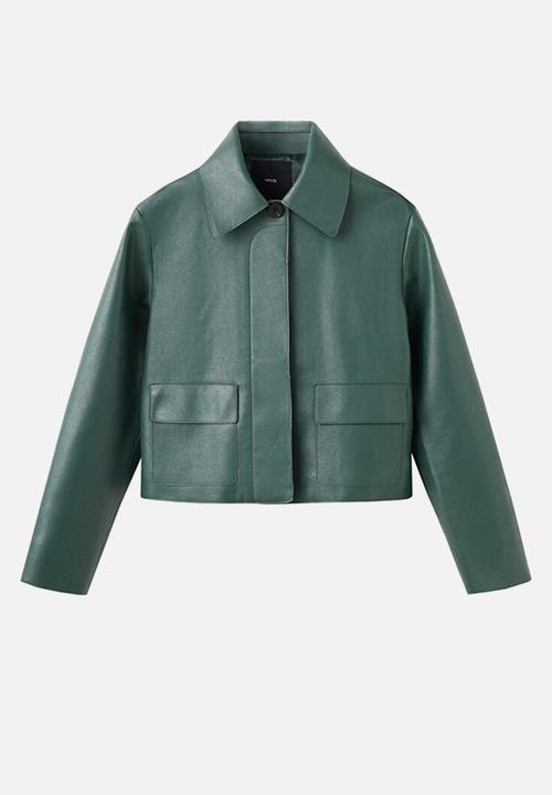 MANGO - Jacket sabina - green