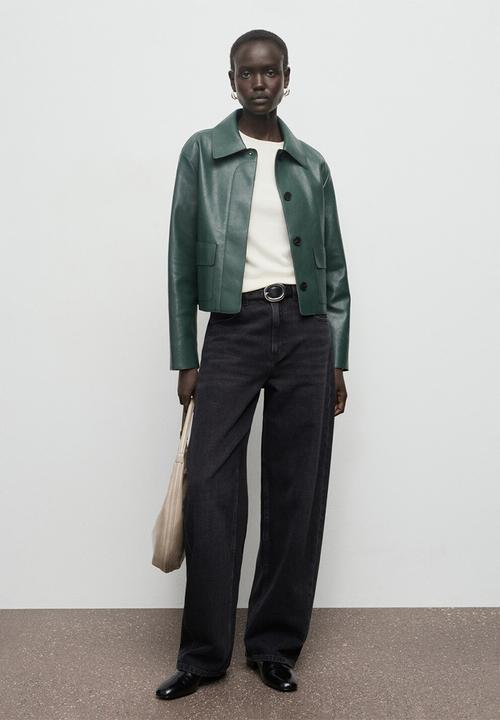 MANGO - Jacket sabina - green