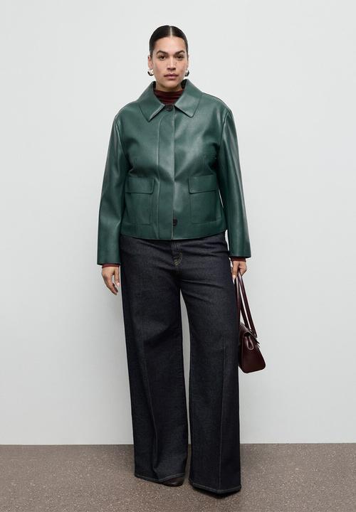 MANGO - Jacket sabina - green