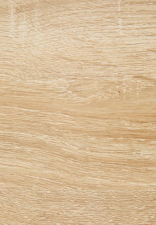 H&S - Single fluted door side table - black/natural