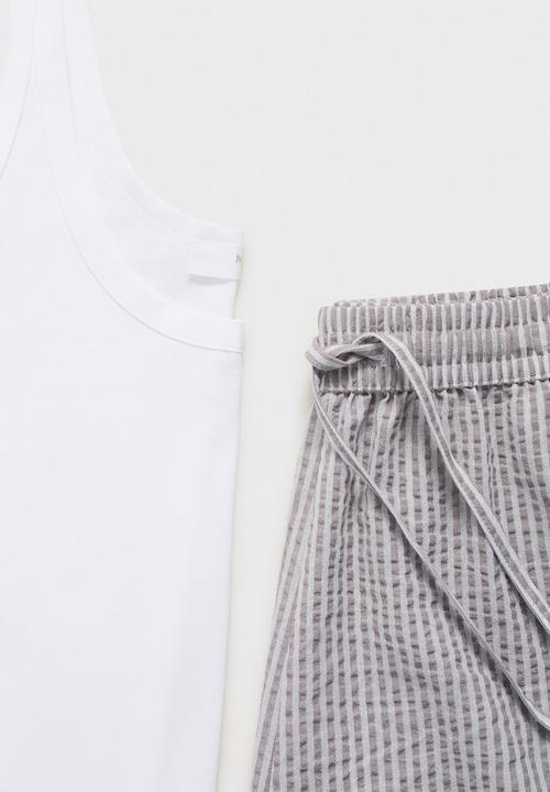 MANGO - Pyjama comboset- grey
