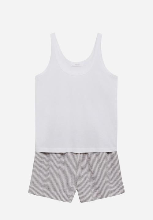 MANGO - Pyjama comboset- grey
