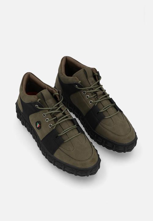 MAZERATA - PIGALE 2 Faux Nubuck - Olive