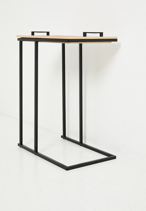 H&S - Tray sofa table - black/natural