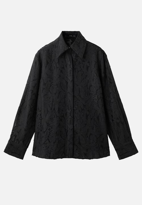 MANGO - Shirt sharon - black