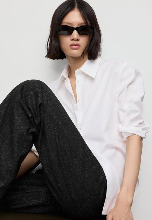 MANGO - Jeans carrie - black