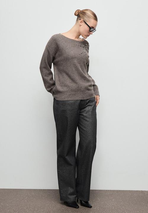 MANGO - Jeans carrie - black