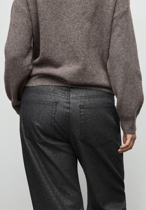MANGO - Jeans carrie - black