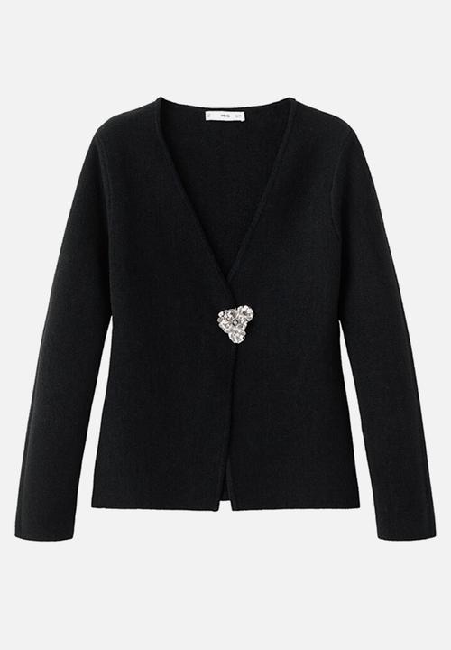 MANGO - Jacket tapies - black
