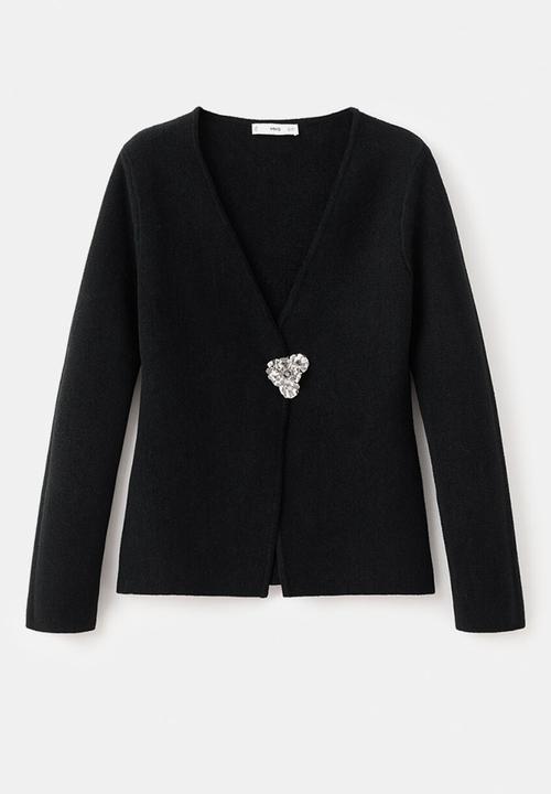 MANGO - Jacket tapies - black