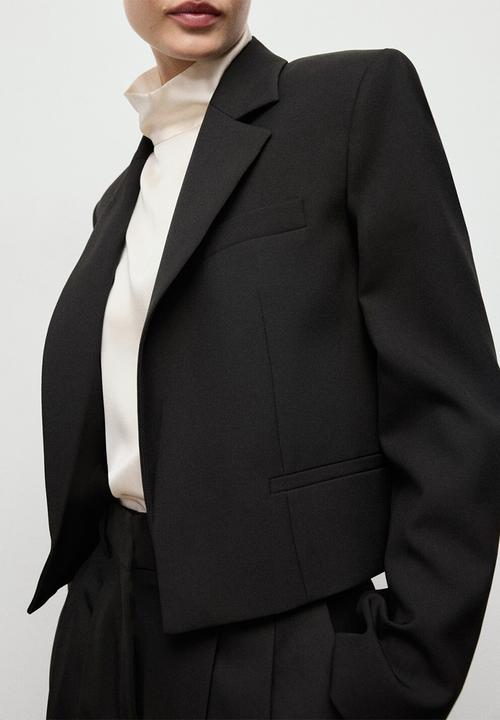 MANGO - Blazer garbo - black