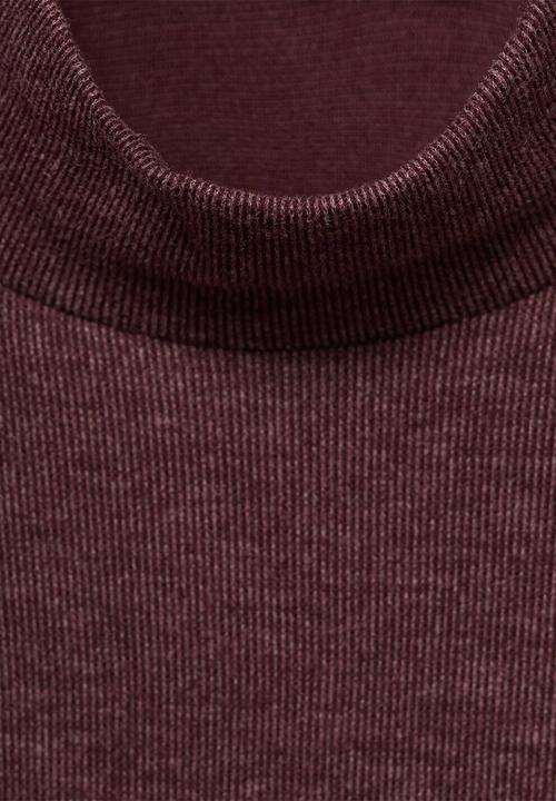 MANGO - T-shirt michi - burgundy