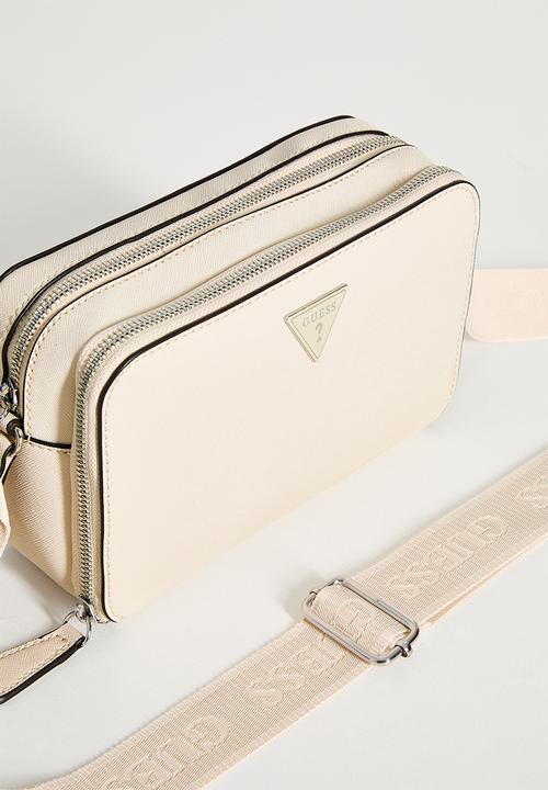 GUESS - Viviette mini zip crossbody bag - beige