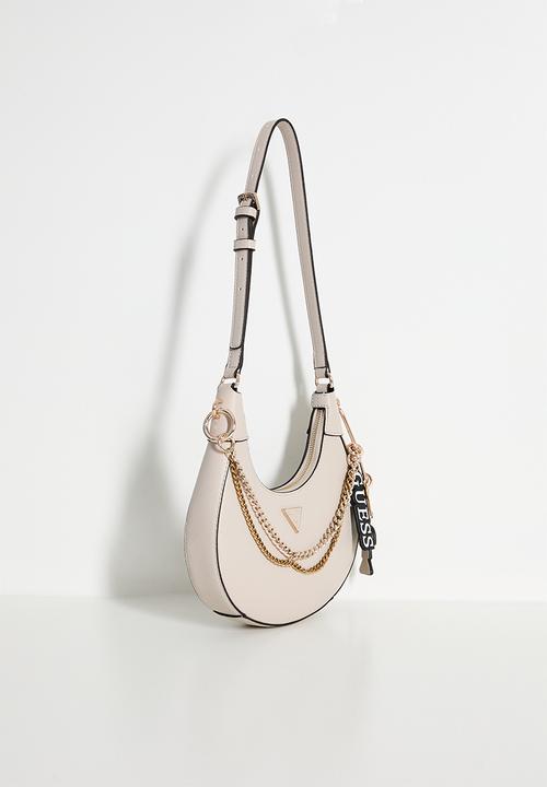GUESS - Davina shoulder bag- light taupe