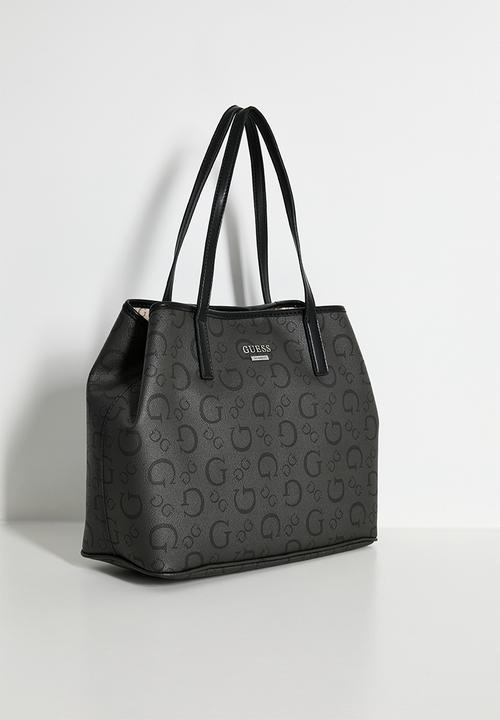 GUESS - Portini trap tote bag-coal