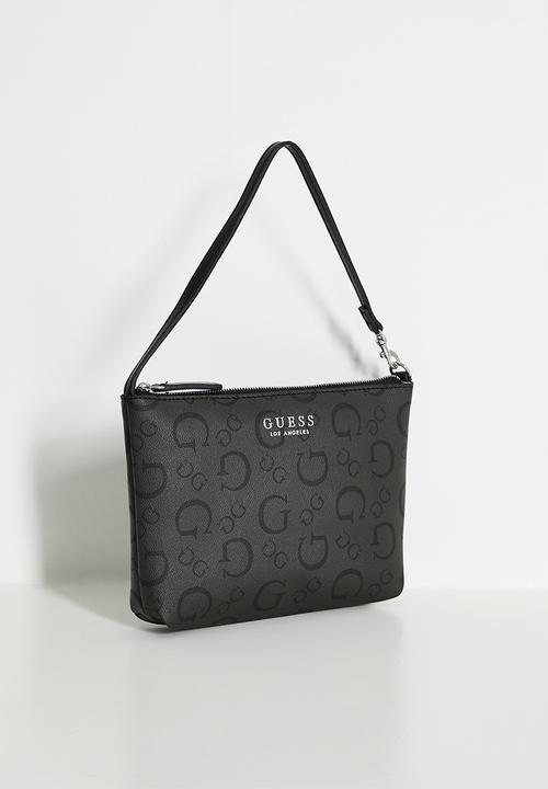 GUESS - Portini trap tote bag-coal